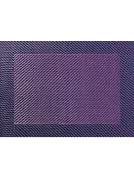 Eclectic ASA Selection plum PVC placemat with a refined woven texture for a sophisticated table setting.