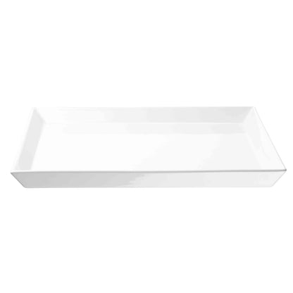 Eclectic ASA Selection 250°C Plus white porcelain square serving platter for oven-to-table use