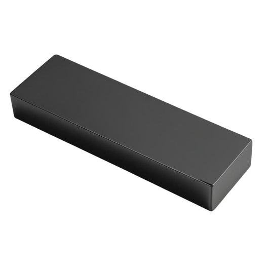 Eclectic Capri stainless steel bread knife presented in a sleek black rectangular PVC gift box