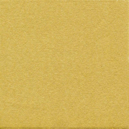 Eclectic Françoise Paviot Uni Or gold airlaid dinner napkin with a soft linen-like texture for elegant table settings.