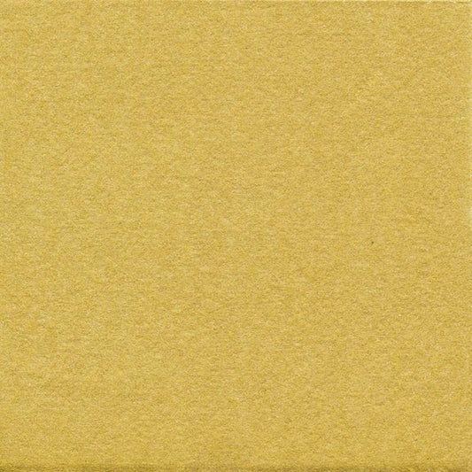 Eclectic Françoise Paviot Uni Or gold airlaid dinner napkin with a soft linen-like texture for elegant table settings.