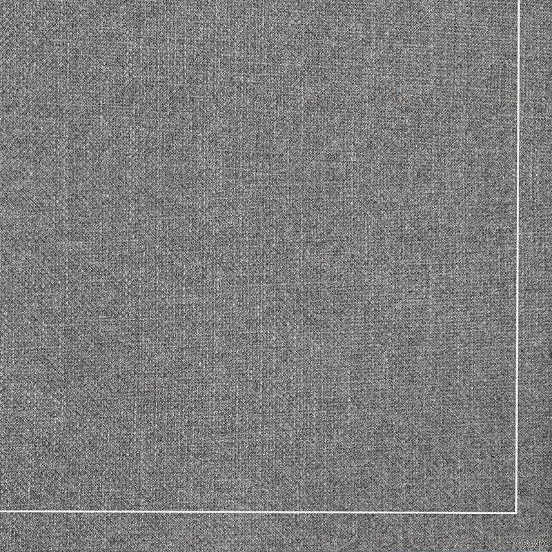 Eclectic Françoise Paviot Chine Gris grey airlaid dinner napkin with a textured linen-like woven effect