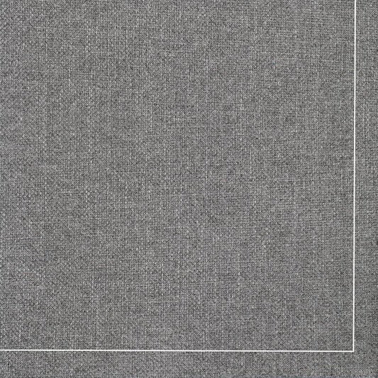 Eclectic Françoise Paviot Chine Gris grey airlaid dinner napkin with a textured linen-like woven effect