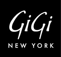 Eclectic Gigi New York brand logo in white text on a black background