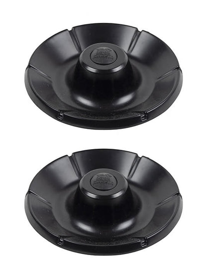 Eclectic Peugeot whisky chilling bases in black, designed to cool spirits without dilution.