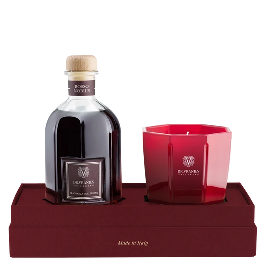 Rosso Nobile Luxury Candle and 250ml Diffuser Gift Set - Dr Vranjes