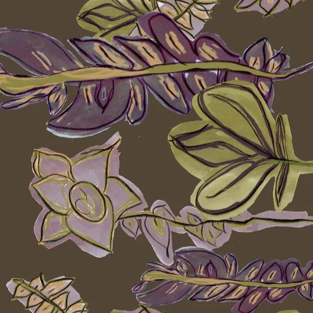 Lavender Bloom Scarf - Lalela Scarf - Woolen Scarf - view 3