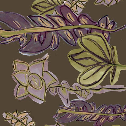 Lavender Bloom Scarf - Lalela Scarf - Woolen Scarf - view 3