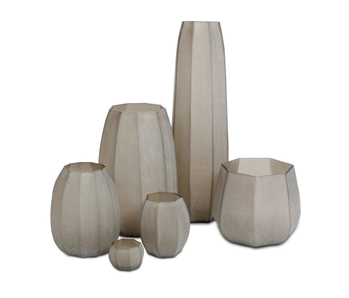 Koonam Sculptural Vase smokegrey by Guaxs
