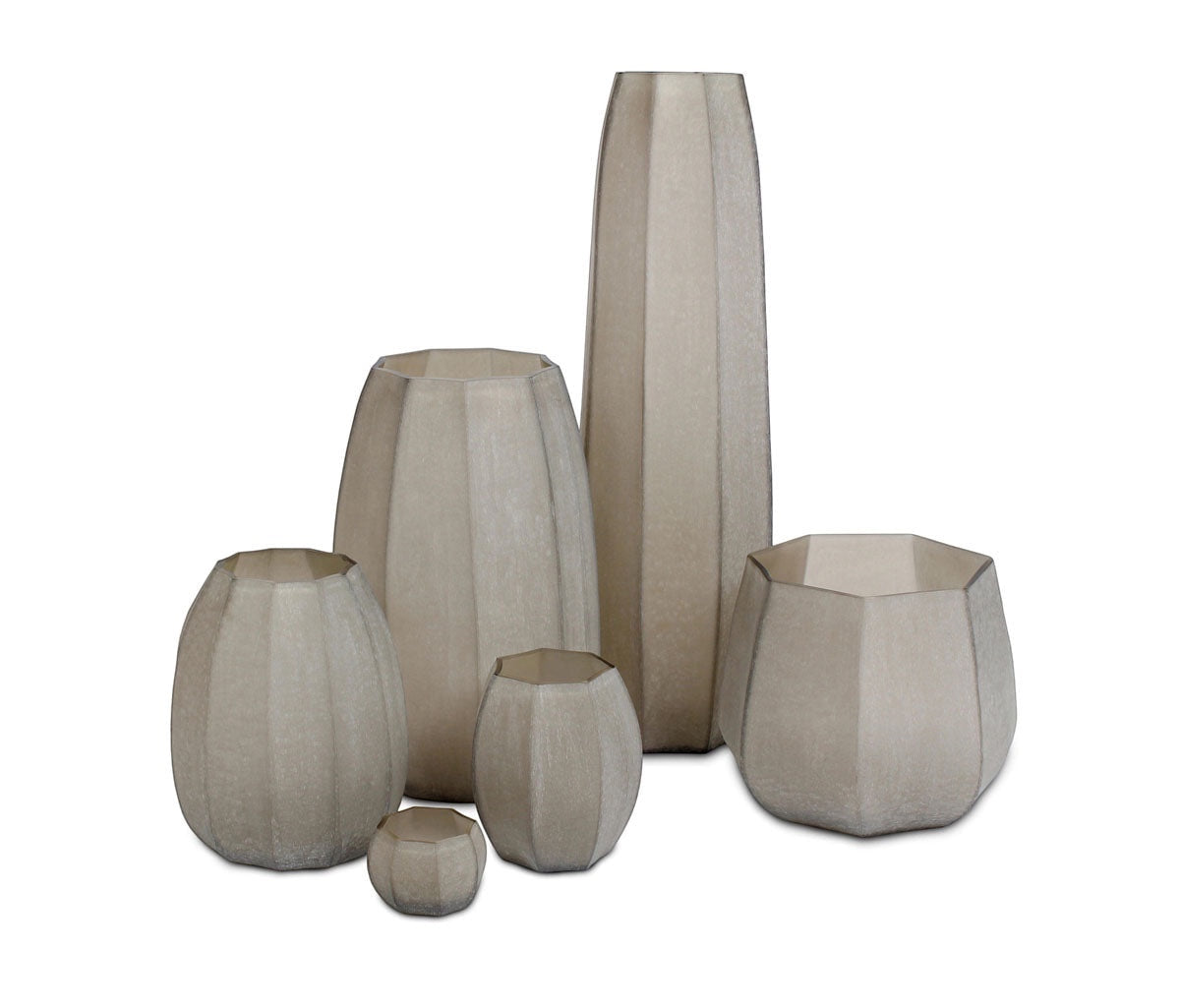 Koonam Sculptural Vase smokegrey by Guaxs