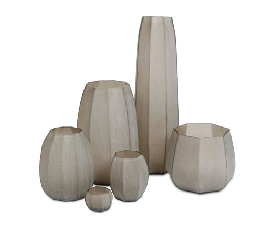 Koonam Sculptural Vase smokegrey by Guaxs