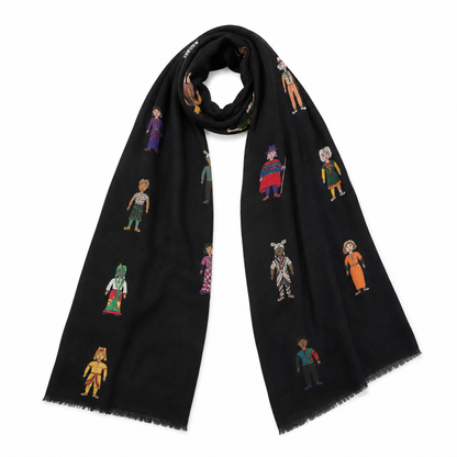 Rainbow Nation Scarf - Lalela Scarf - Woolen Scarf