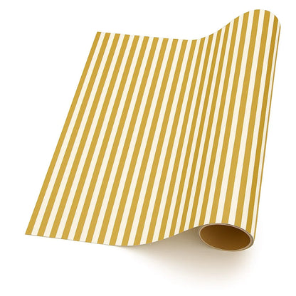 Gold Stripe Gift Wrapping